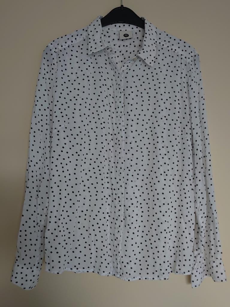 blouse PEP maat L, Verzenden, Wit, Maat 42/44 (L), Zo goed als nieuw