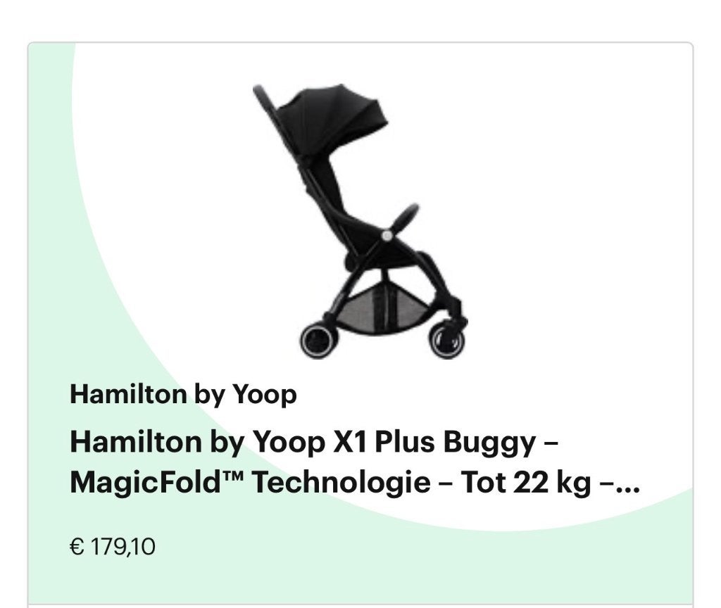 Hamilton by Yoop X1 Plus, Ophalen, Gebruikt, Overige merken, Verstelbare rugleuning