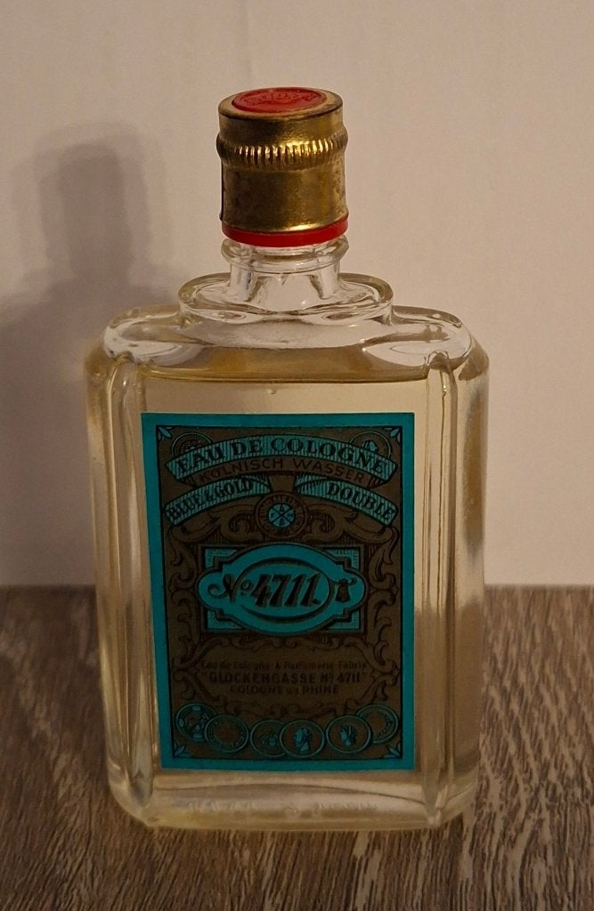 Retro flesje 4711 eau de cologne, Ophalen of Verzenden, Nieuw, Parfumfles, Gevuld