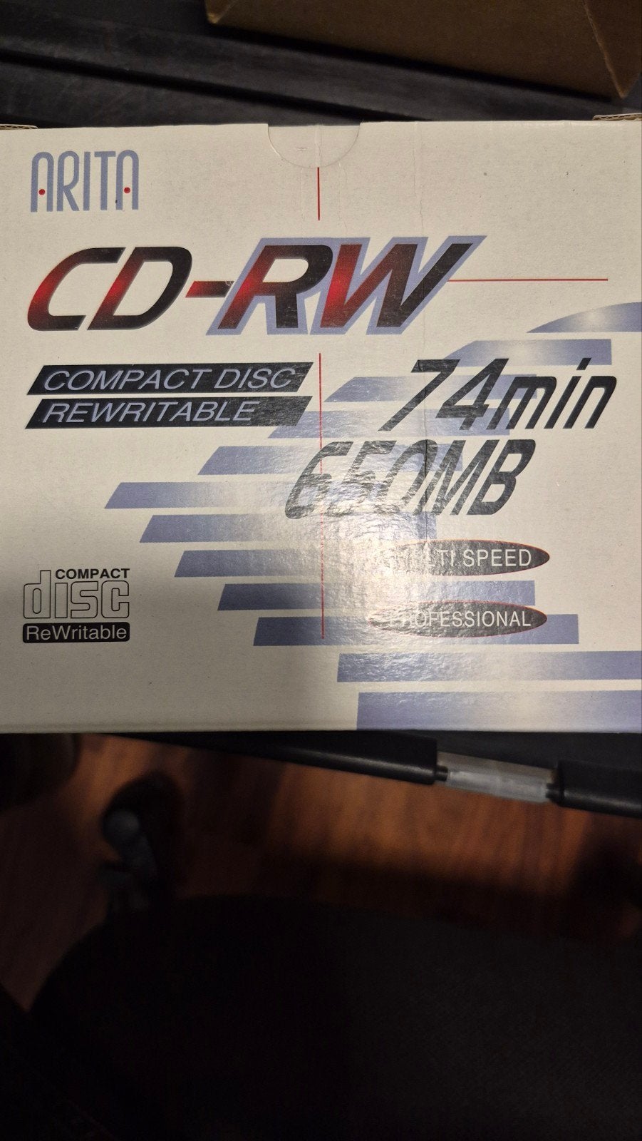 ARITA CD-RW Compact Disc Herschrijfbaar 74min 650MB, Computers en Software, Beschrijfbare discs, Herschrijfbaar, Cd, Nieuw, Ophalen of Verzenden