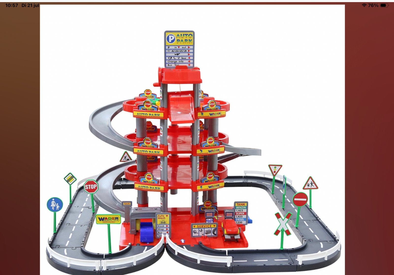 Parkeergarage Wader Quality Toys - Nieuw in doos, Ophalen, Nieuw