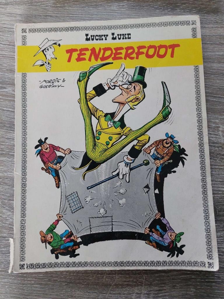 Lucky Luke Tenderfoot  Dupuis, Eén stripboek, Ophalen of Verzenden, Gelezen