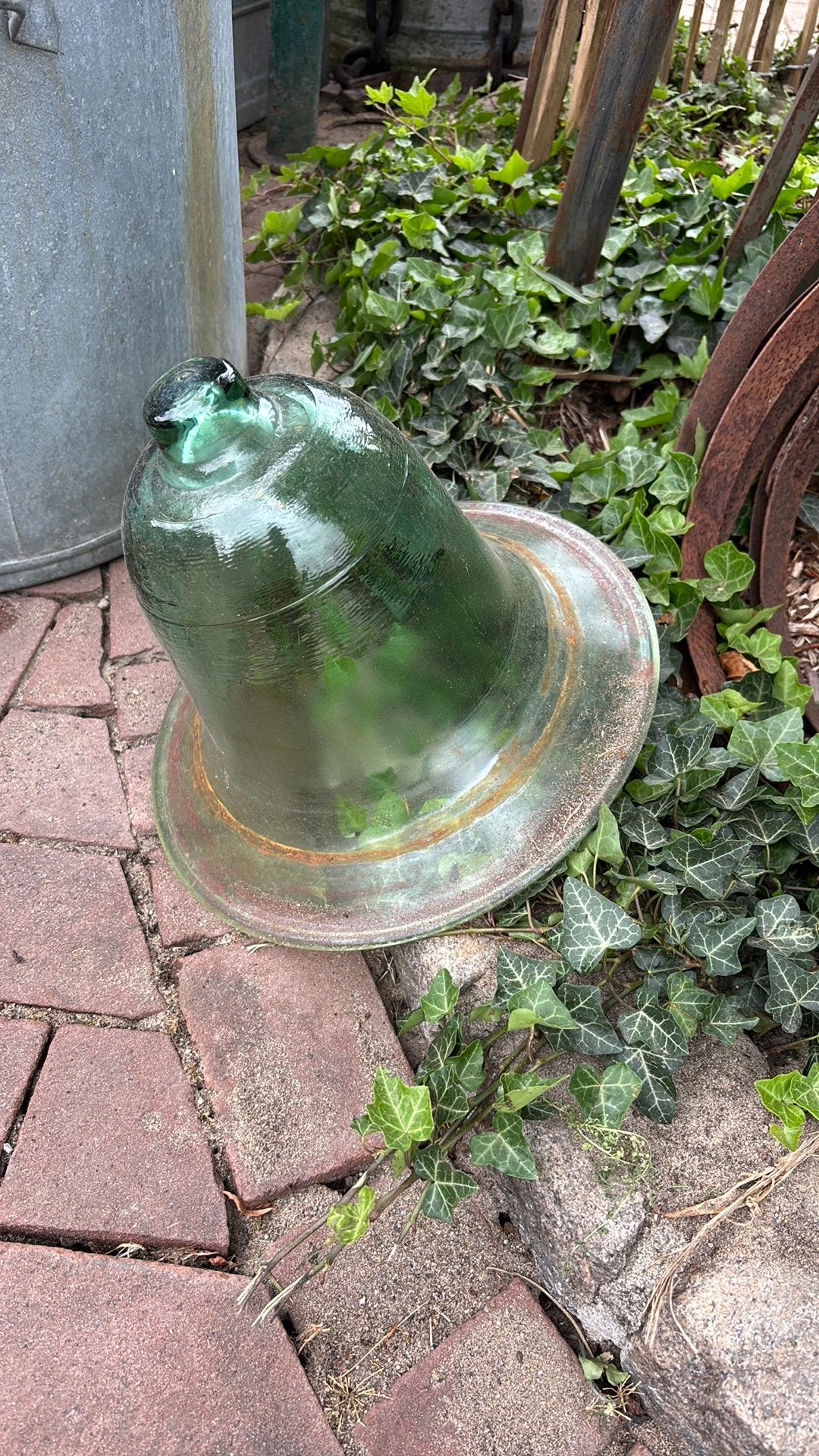 Regenmeter glas., Ophalen of Verzenden, Gebruikt