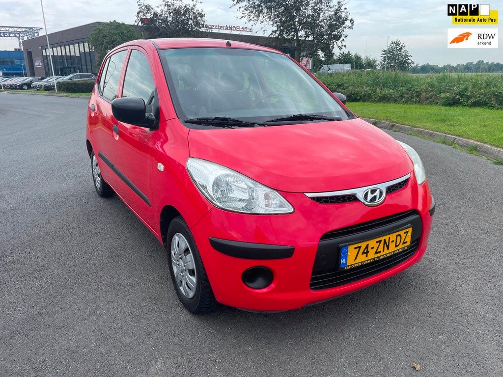 Hyundai I10 1.1 Active, 5drs, Elektr ramen, Radio CD speler,, Voorwielaandrijving, Stof, Gebruikt, 31 €/maand