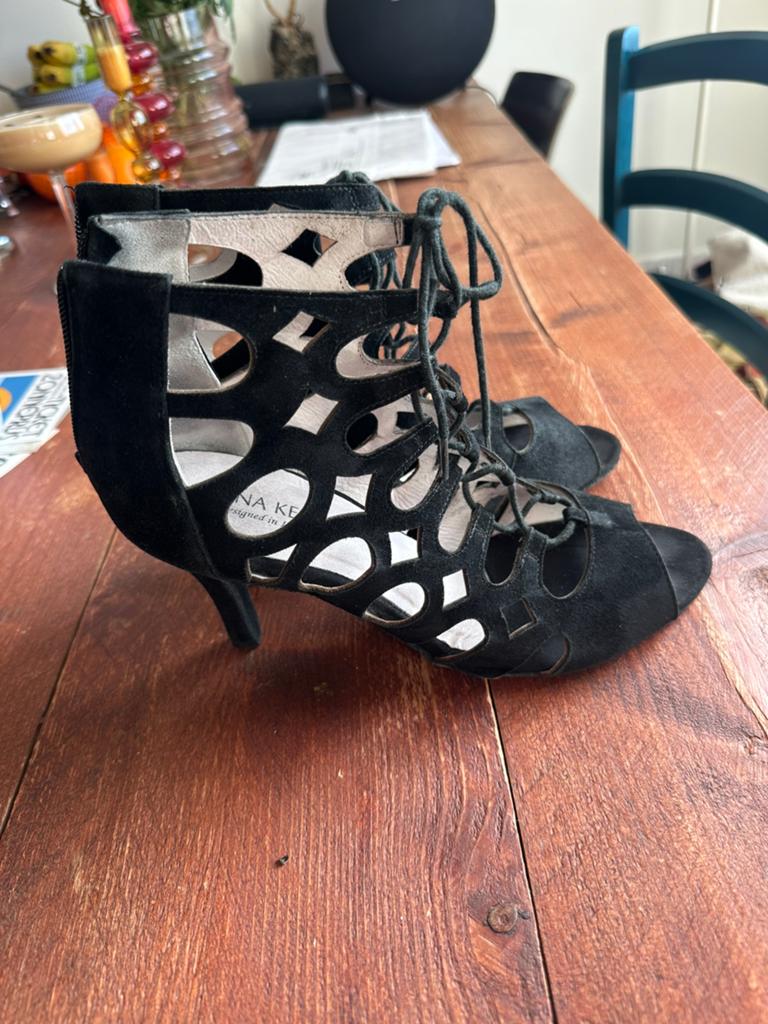 Dansschoenen Anna Kern, Ophalen of Verzenden, Zo goed als nieuw, Zwart