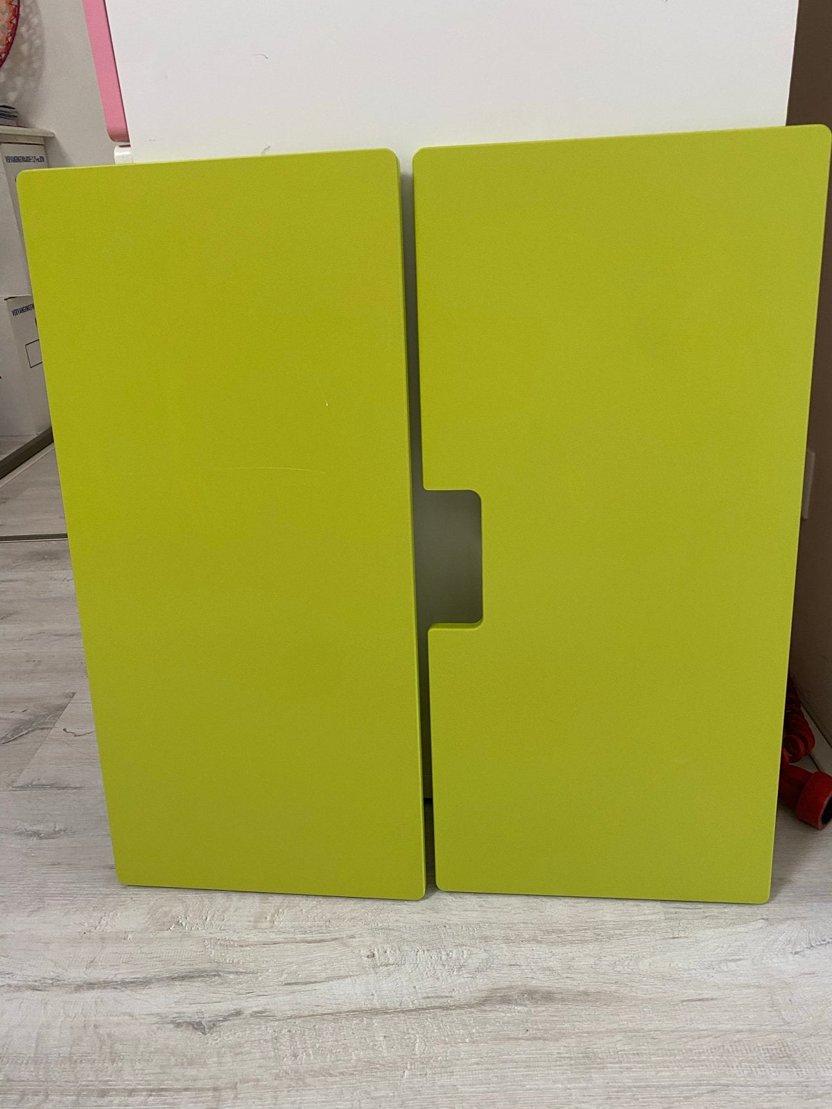 Groene kastdeuren Ikea Stuva- Gebruikt, Ophalen, Gebruikt, Kast