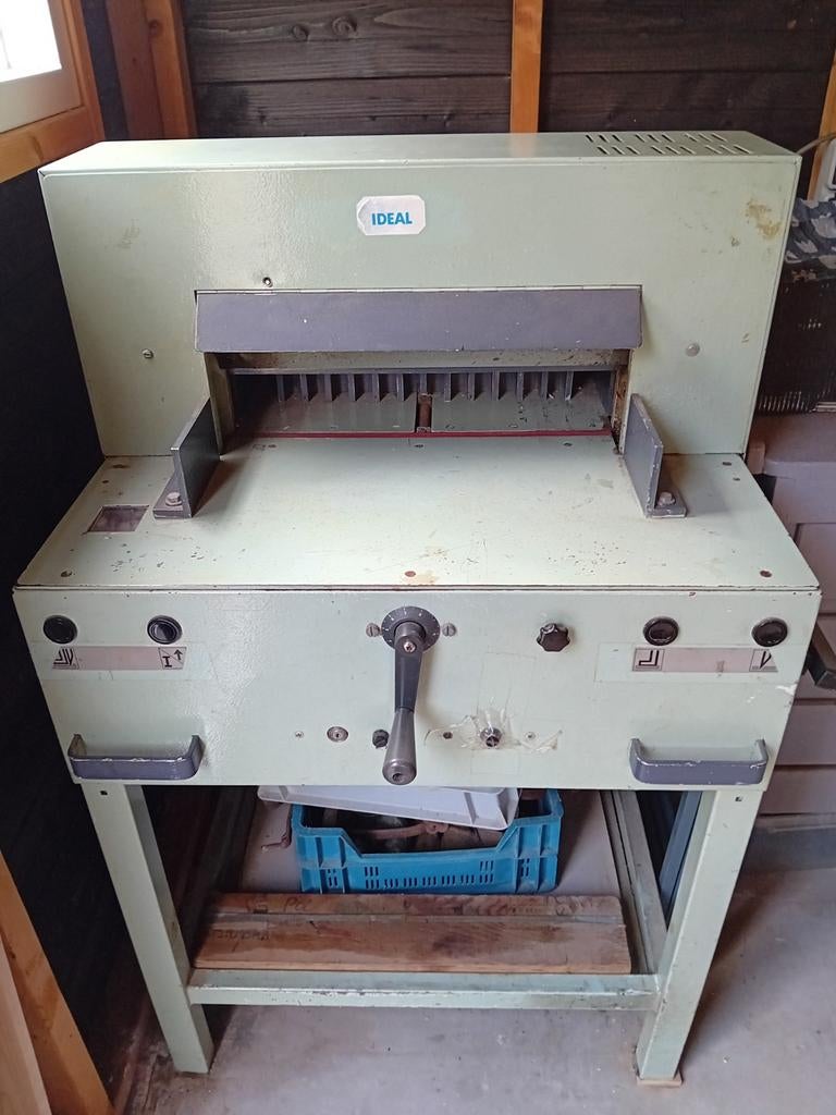 IDEAL papier/boekbloksnijmachine, Ophalen of Verzenden