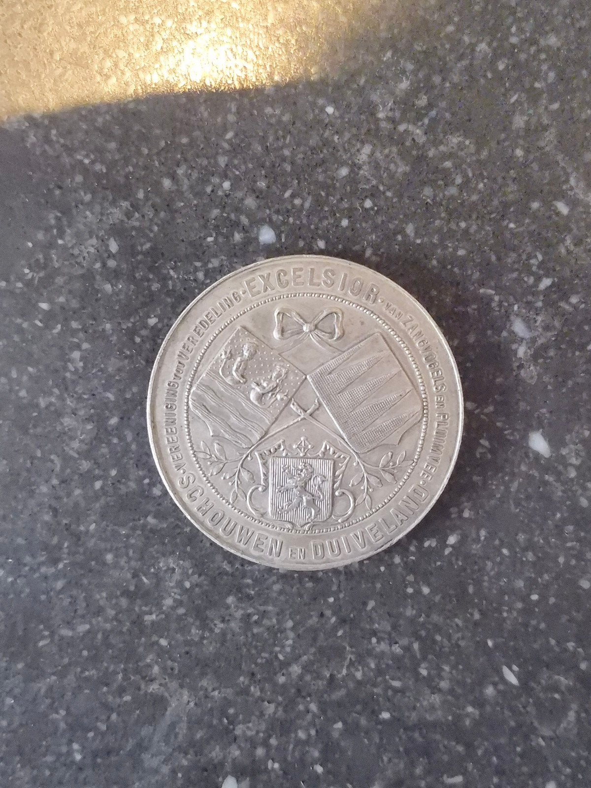 Zilveren Medaille Nationale Tentoonstelling Zierikzee 1907, Ophalen of Verzenden, Zilver