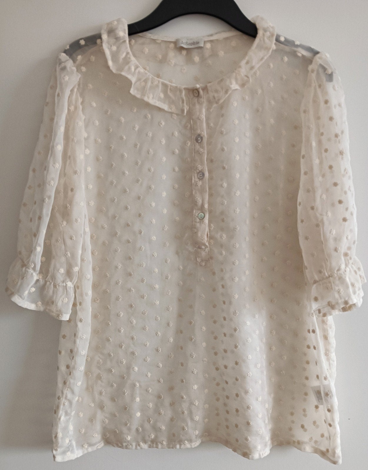 JC Sophie blousje in maat 44 embroidery, Kleding | Dames, Overige kleuren, Liu Jo, Maat 42/44 (L), Ophalen of Verzenden