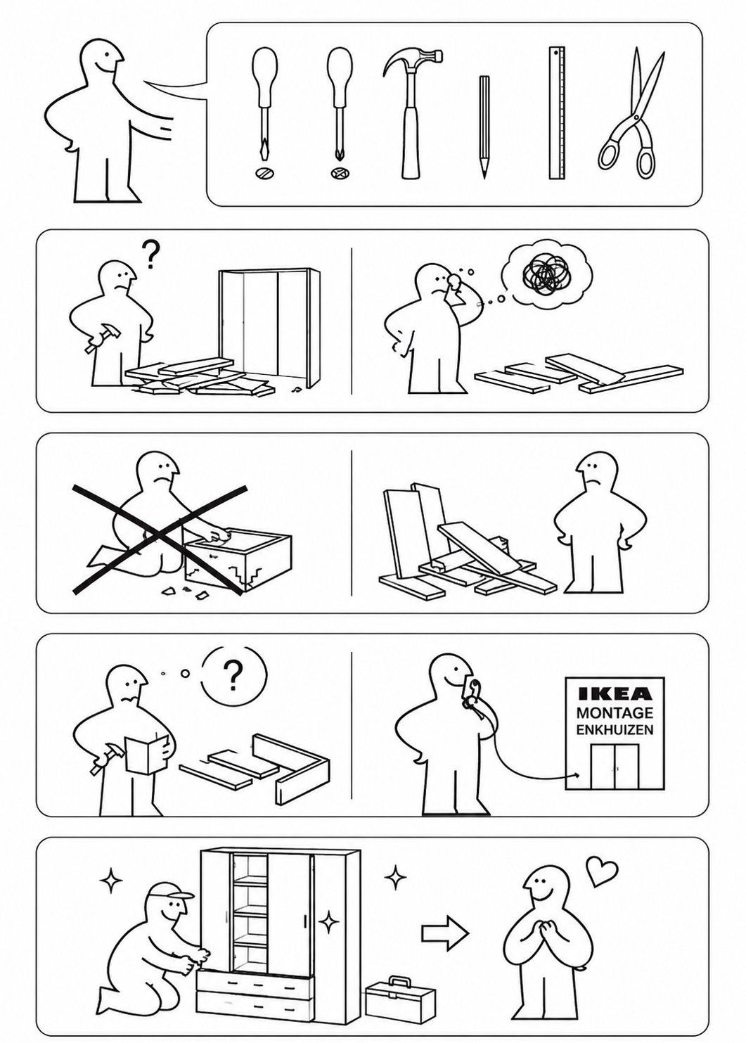 Ikea Kasten Monteur, Ophalen of Verzenden, Zo goed als nieuw