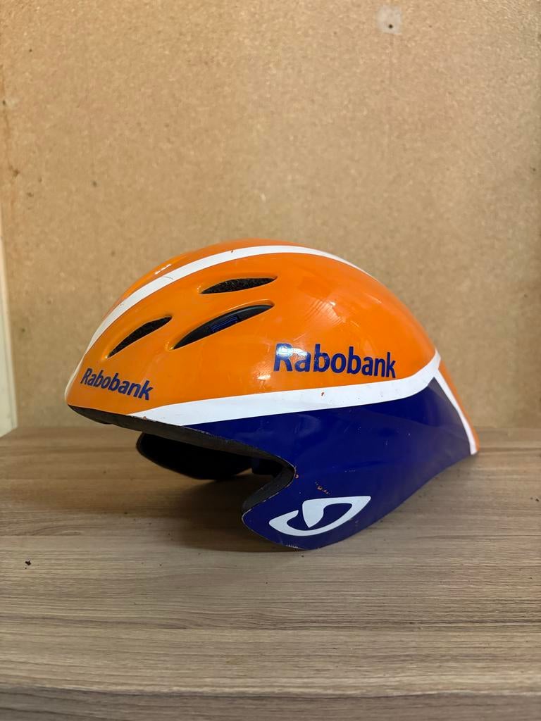 Rabobank Giro Advantage tijdrithelm - Iconisch!, Ophalen of Verzenden, Gebruikt, M, Heer of Dame