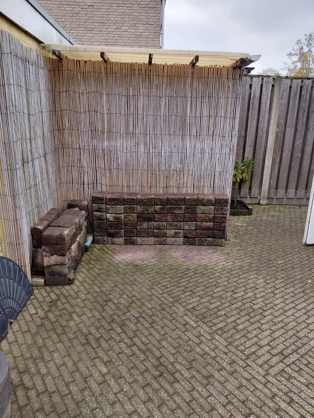 Border afmeting 270x50x60cm . Breedte x hoogte x diepte., Ophalen, Steen, Gebruikt, 100 cm of meer