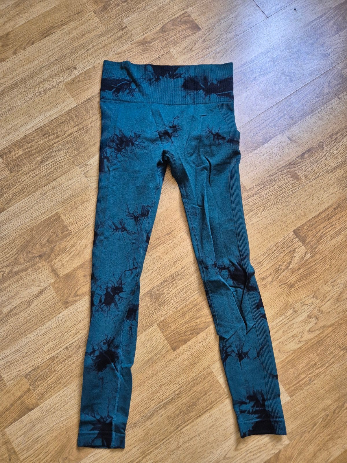 2 Shein leggings maat S - Blauw en Groen, Legging, Maat 36/38 (S), Blauw, Ophalen of Verzenden