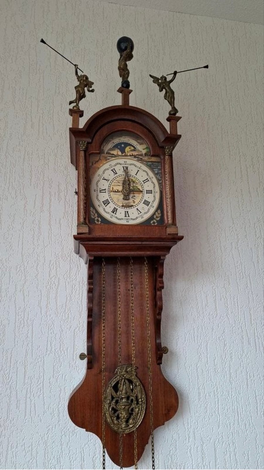 Antieke Friese staart klok, Ophalen of Verzenden