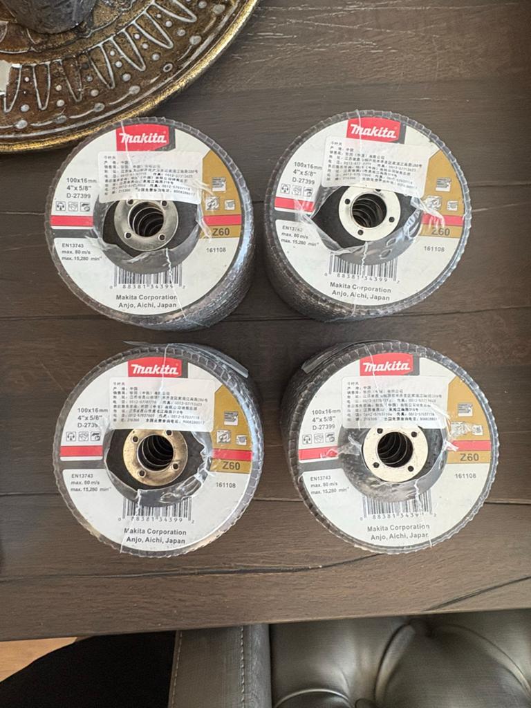 Makita Lamellenschijven 100x16mm Z60 - Nieuw, Doe-het-zelf en Verbouw, Gereedschap | Slijpmachines, Ophalen, Nieuw, Overige typen