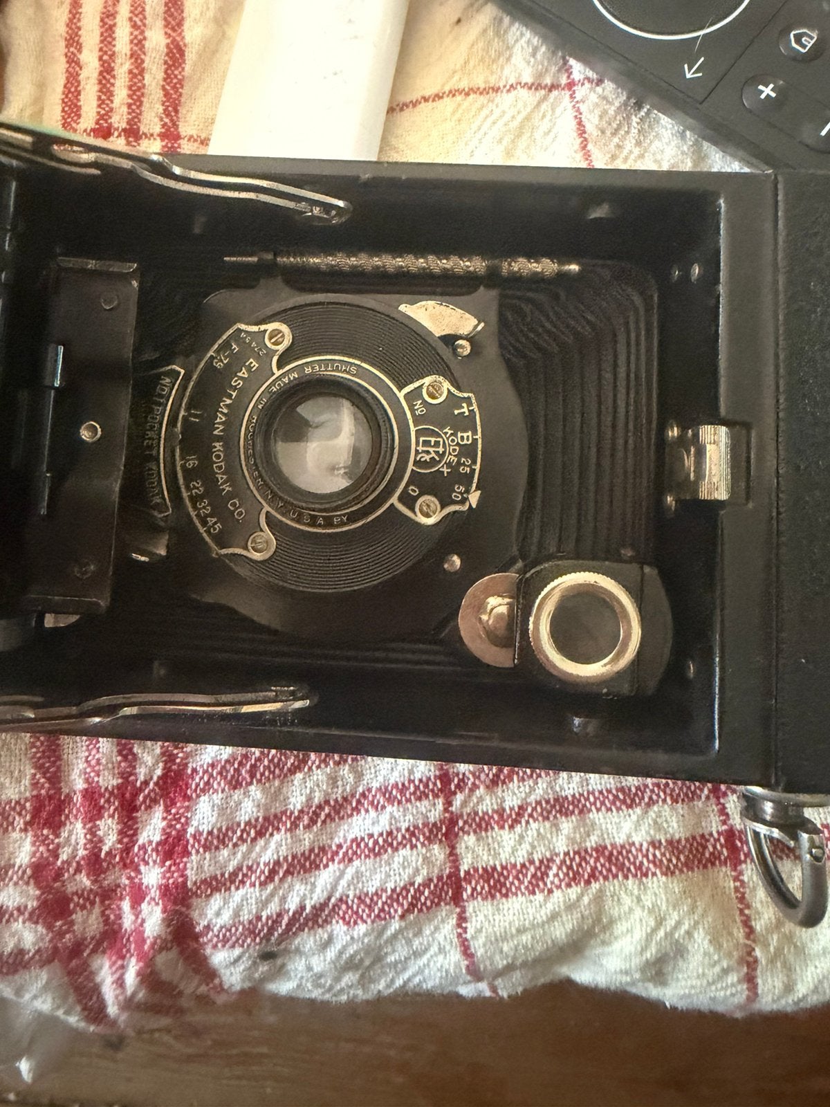 Mooie complete balg camera kodak rond 1910, Ophalen of Verzenden, Voor 1940, Fototoestel