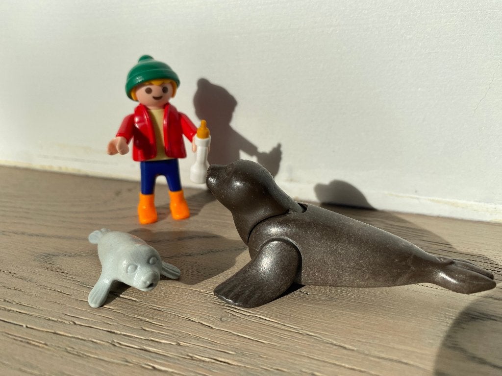 Playmobil 4660 - Jongen met zeeleeuwen - compleet, Ophalen of Verzenden, Zo goed als nieuw, Complete set