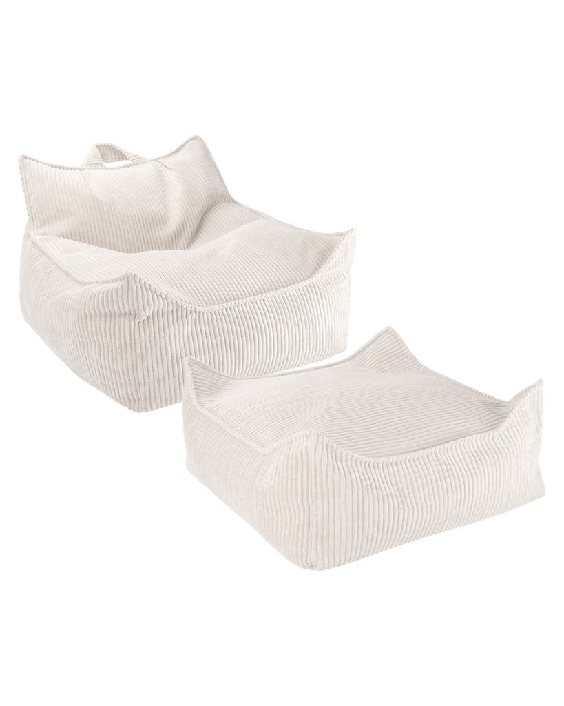Kinderzitzak + Poef Corduroy Creme Wigiwama, Nieuw, Ophalen of Verzenden, Nometnu street 135A Daugavpils, LV-5414 LATVIA, Hello@wigiwama.com