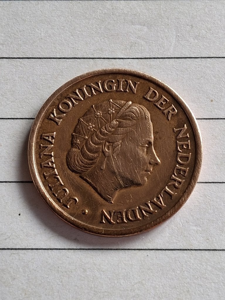 5 cent 1952 Nederland, Postzegels en Munten, Ophalen of Verzenden, Koningin Juliana, 5 cent, Losse munt