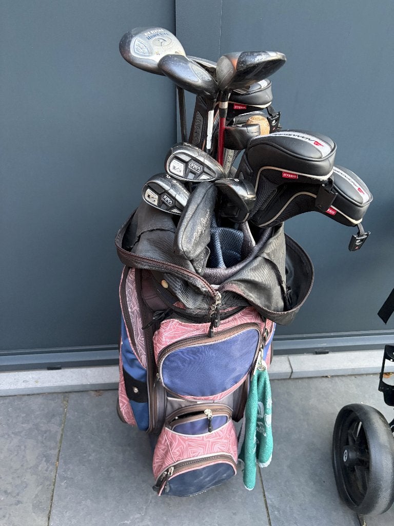 golfset Bassara, 2 trolly's, Ophalen, Gebruikt, Set
