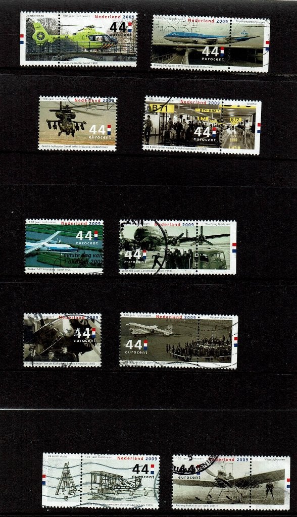 Nederland NVPH 2672-2681 gestempeld, Verzenden, Na 1940, Gestempeld