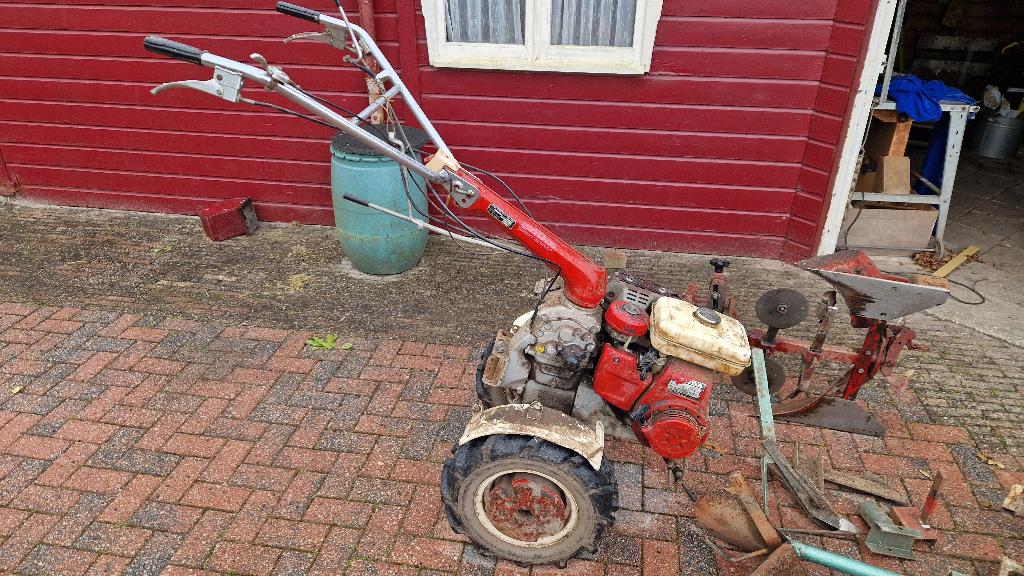 Honda F600 tuintrekker met accessoires, Ophalen, Gebruikt, Tuinfrees, Benzine