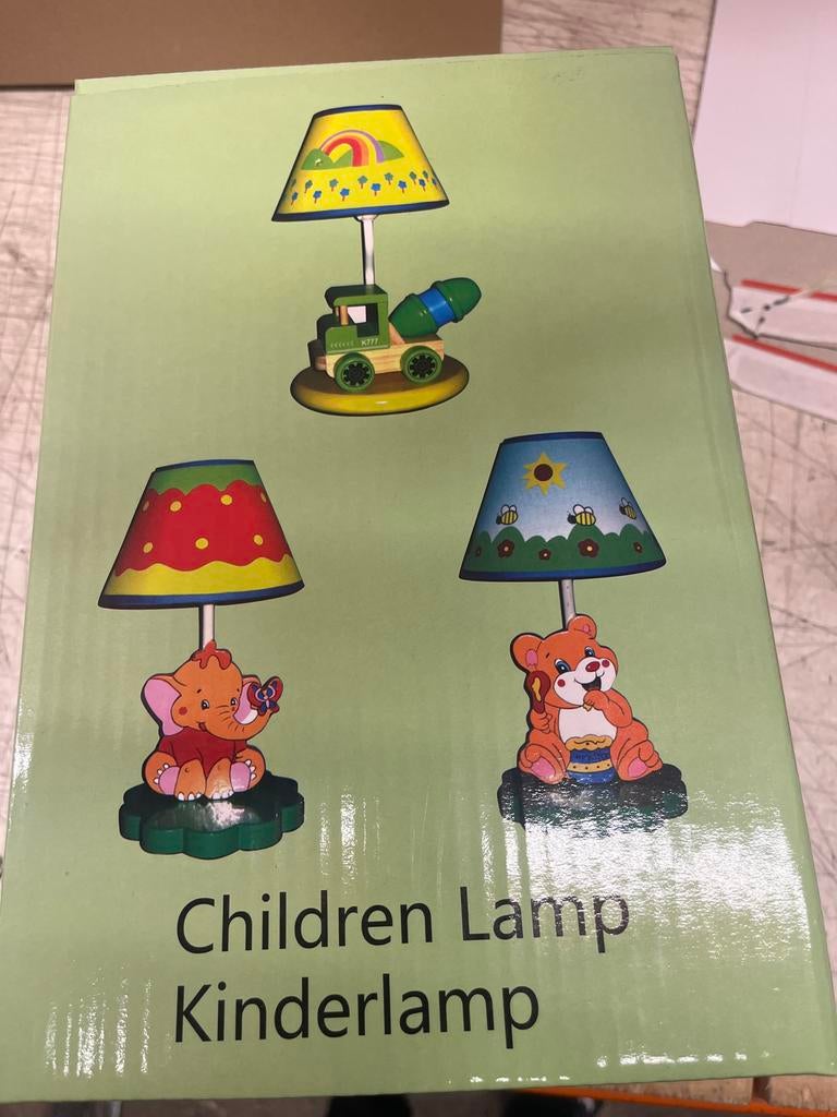Nieuwe kinderlamp met olifantje - Playwood, Nieuw, Ophalen of Verzenden, Nvt, Lamp