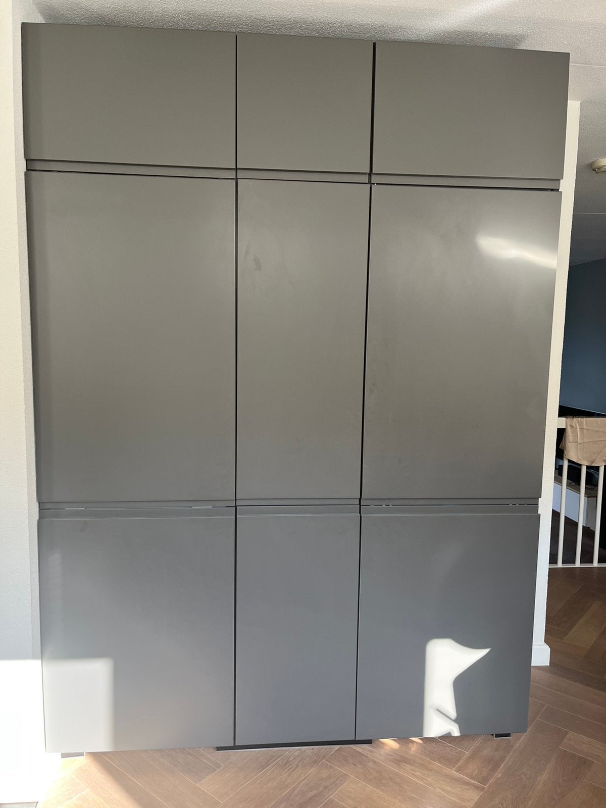 3 hoge keukenkasten - 2 voor inbouwen koelkast / vriezer, Ophalen, Gebruikt, 200 cm of meer, 150 tot 200 cm