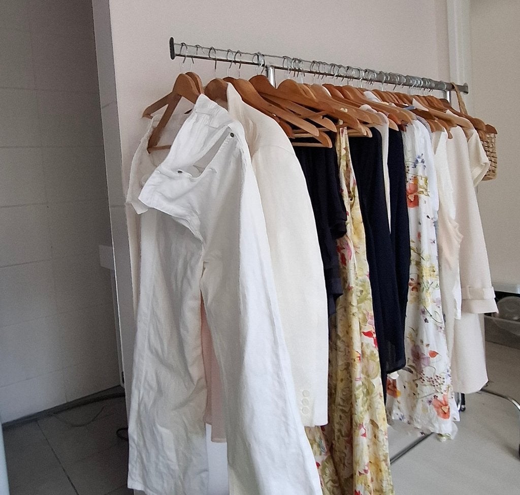 Stevig kledingrek, Kleding | Dames, Kledingrekken, Zo goed als nieuw, Met wielen, Ophalen