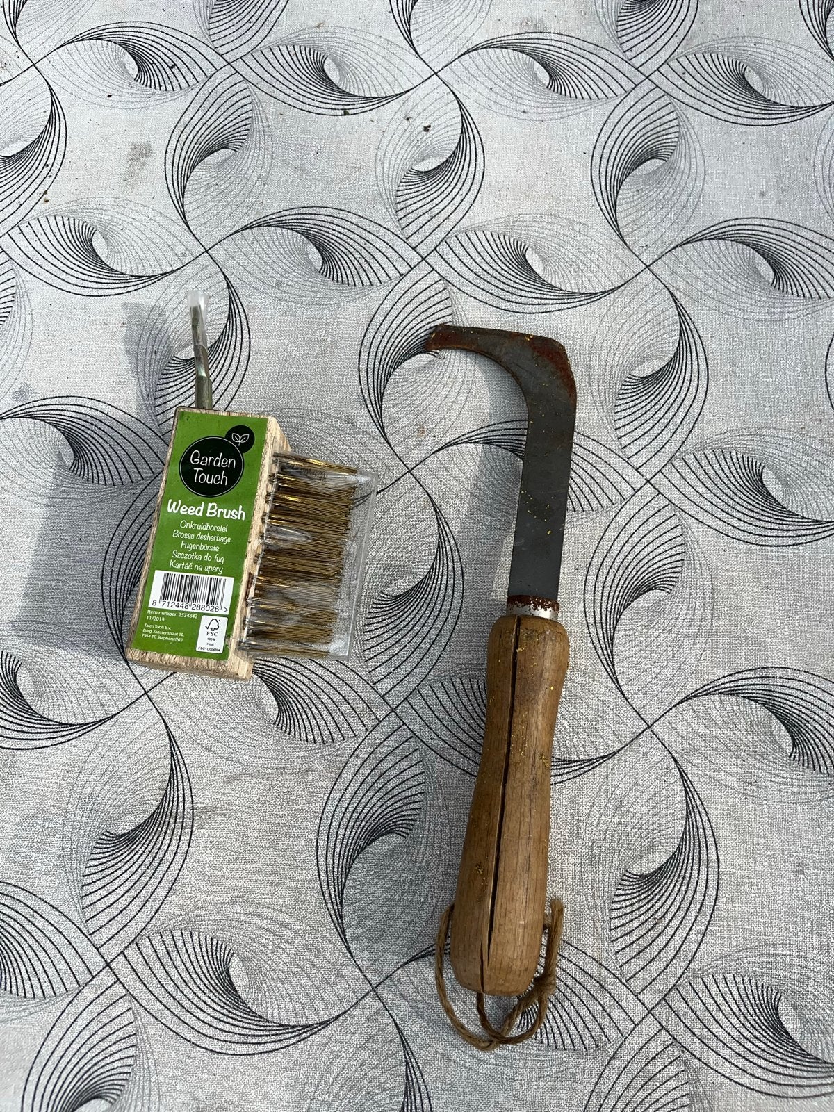 Voegenborstel en Voegenkrabber - Tuin Gereedschap Set, Ophalen, Nieuw, Overige soorten
