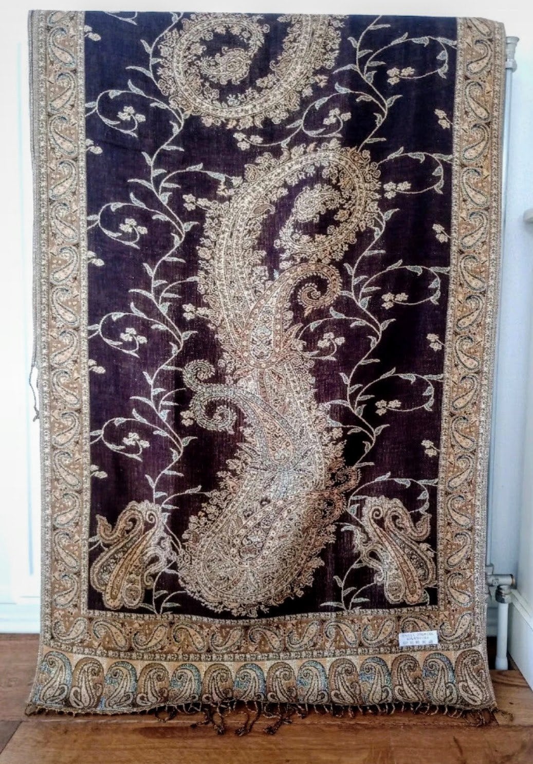 💖Prachtige Pashmina omslagdoek uit India, Ophalen of Verzenden, Zo goed als nieuw, Maat 46/48 (XL) of groter, Sjaal
