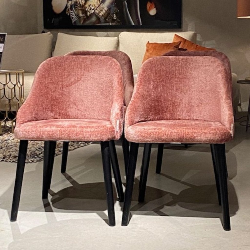 Richmond Interiors Stoel Twiggy Roze, Ophalen, Overige kleuren, Nieuw, Vier