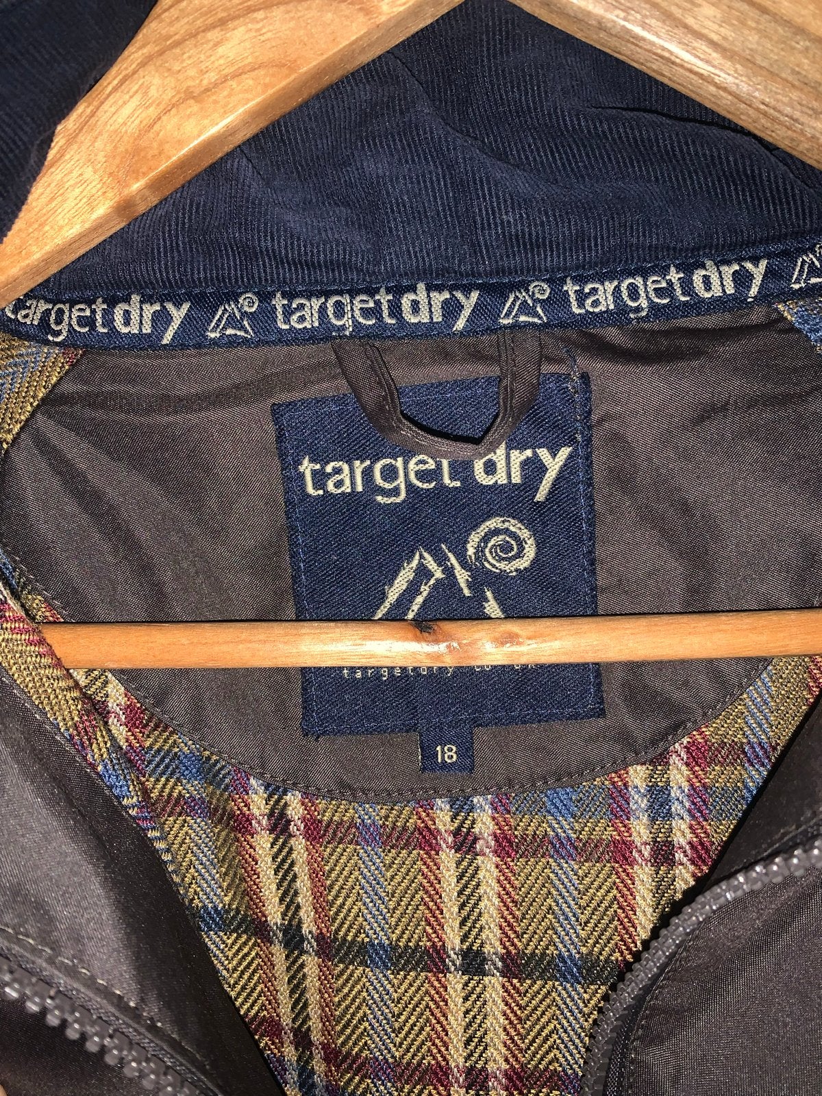 Target Dry lange regenjas/duster, maat 18 (46/48), Ophalen of Verzenden, Zo goed als nieuw, Maat 46/48 (XL) of groter, Bruin