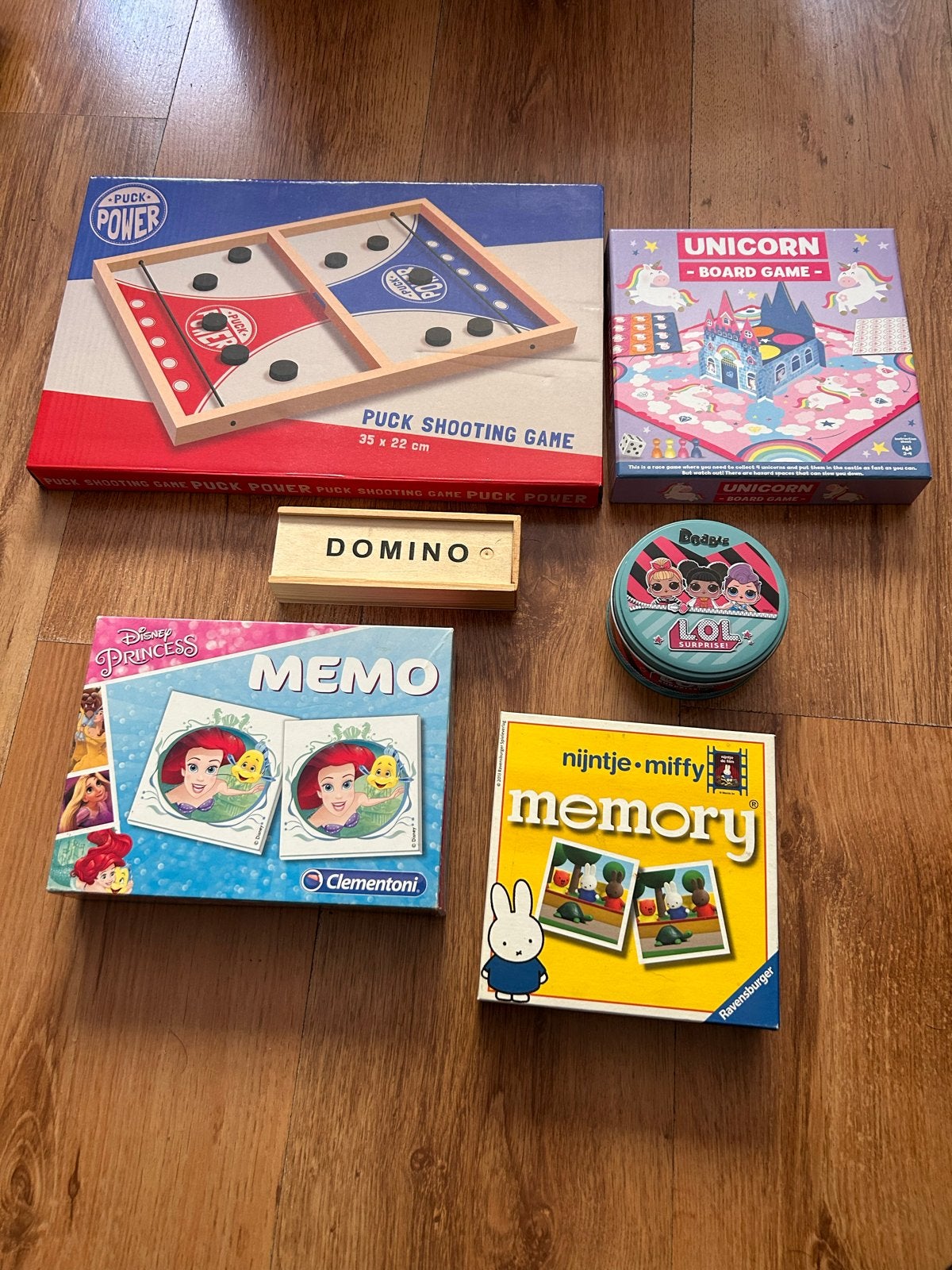 Diverse Spellenpakket: Bordspellen, Memo en Domino, Een of twee spelers, Ophalen of Verzenden, Gebruikt