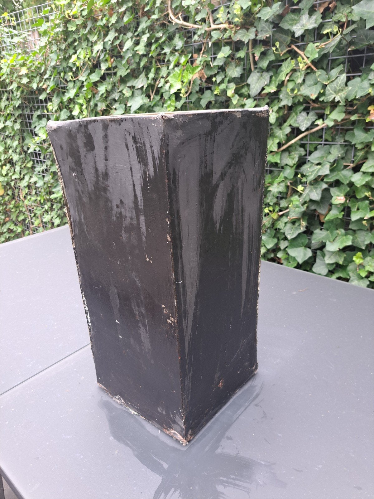 Koperen haardbak met reliëf, 52 cm hoog, Ophalen of Verzenden, Koper