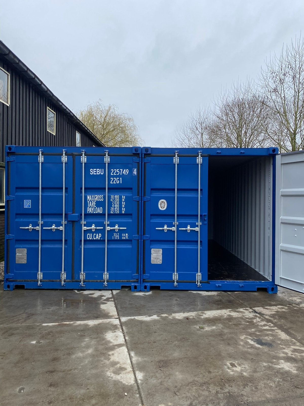 Opslag container te huur, Opslag