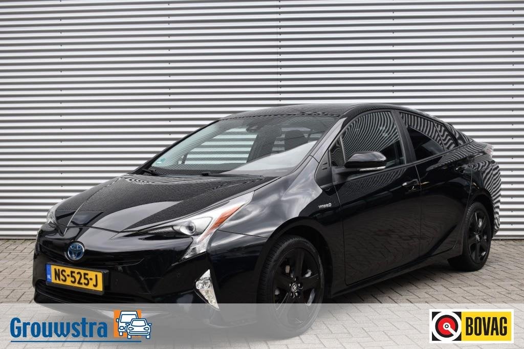 Toyota PRIUS 1.8 HYBRID DARK EDITION / KEYLESS / P.CAM. / ST, Auto's, Zwart, Bedrijf, Hybride Elektrisch/Benzine, Electronic Stability Program (ESP)