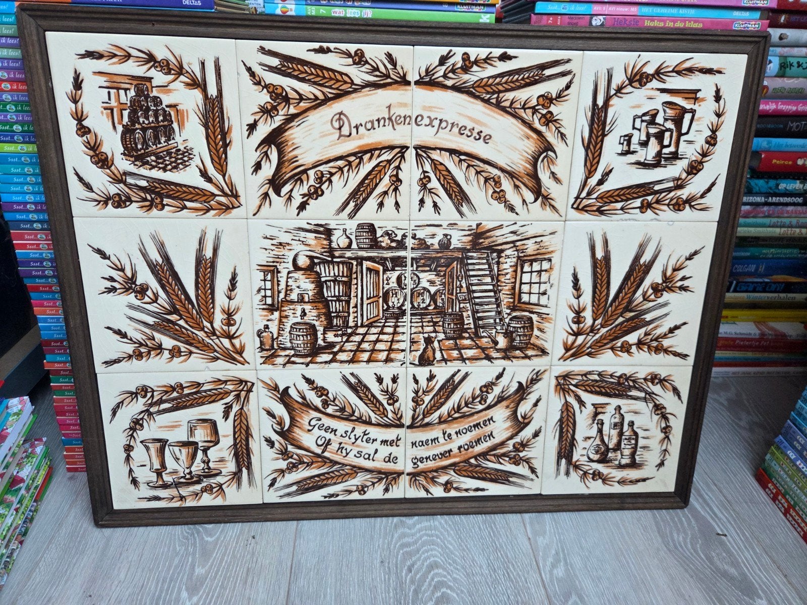 Tegeltableau jaren 70 - Drankenexpresse, Ophalen of Verzenden