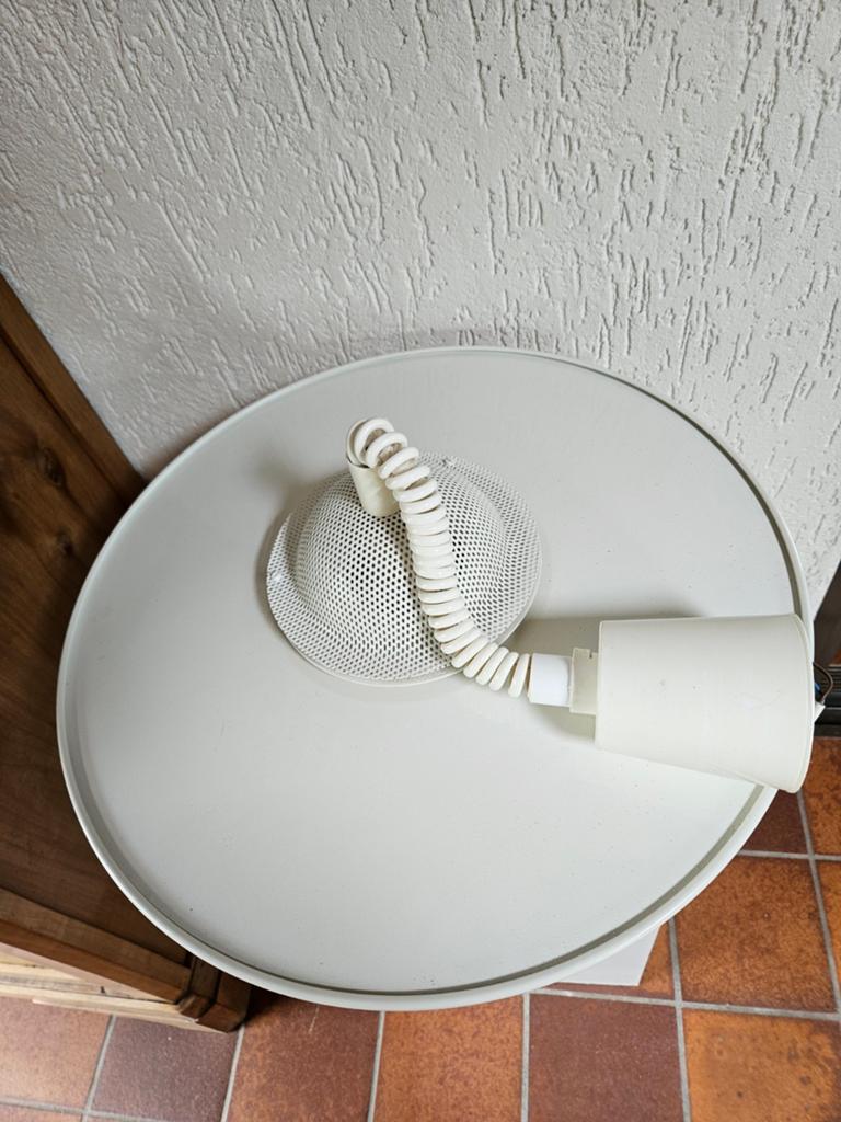 Vintage metalen pendel hanglamp - Ø 49 cm, Huis en Inrichting, Lampen | Hanglampen, Gebruikt, Vintage, Ophalen of Verzenden, Metaal