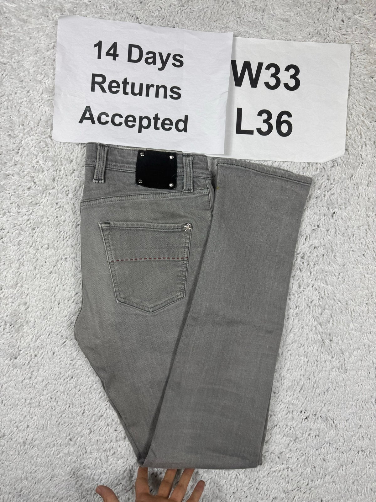 Tramarossa Leonardo Slim Fit Jeans - Grijs W33 L36 3163, G, G, G, Ophalen of Verzenden
