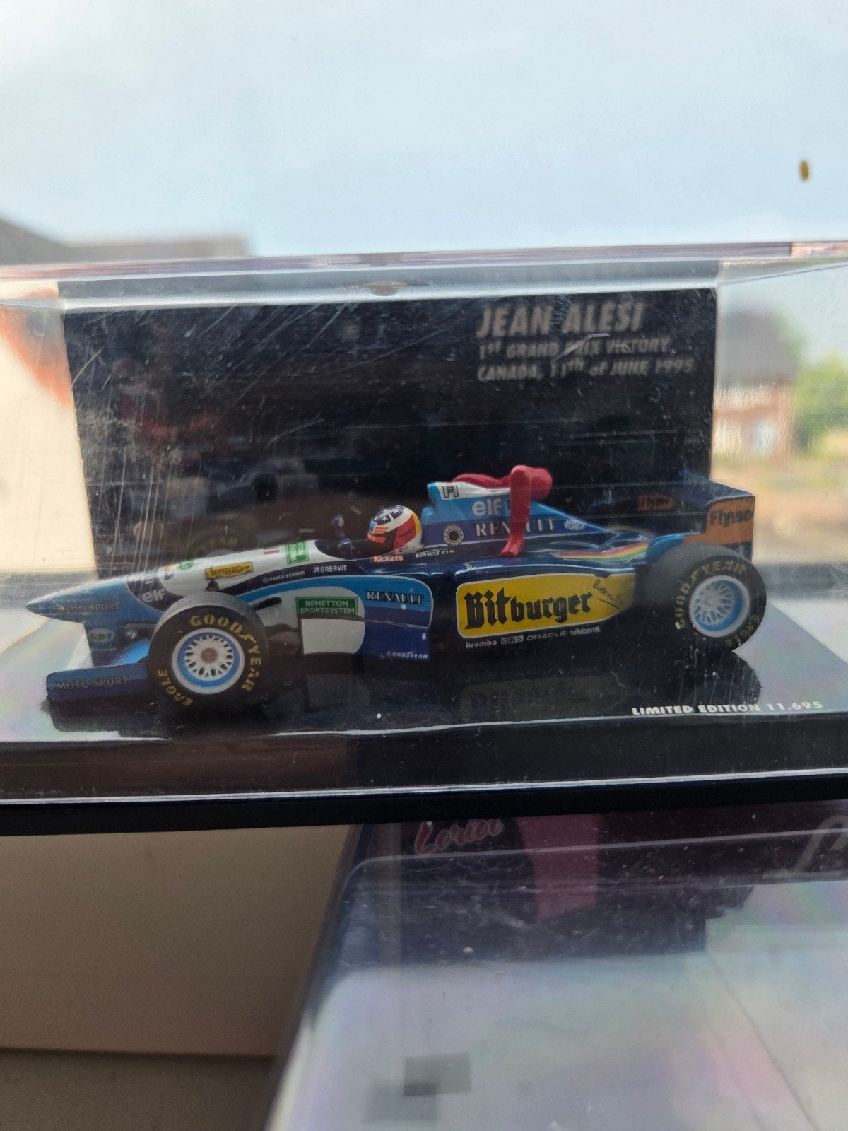 Minichamps Jean Alesi Benetton B195 F1 modelauto 1:43, Ophalen of Verzenden, Auto, MiniChamps