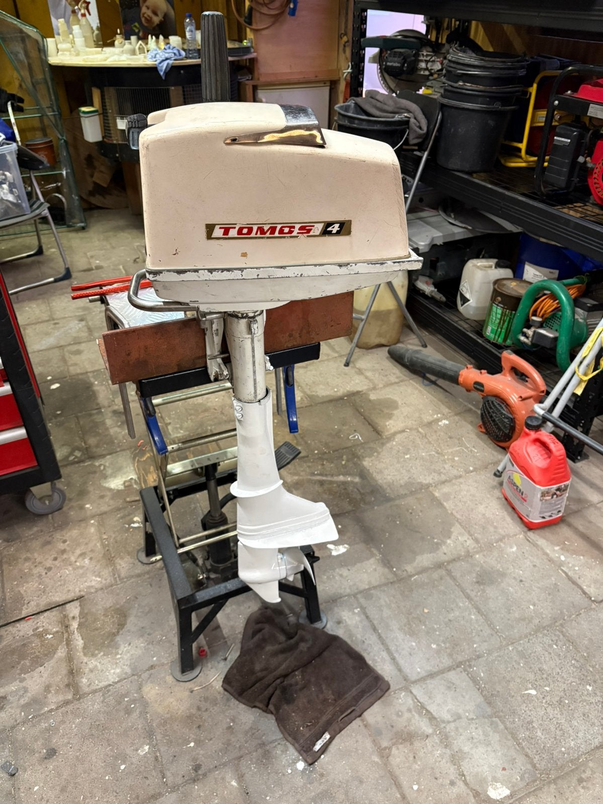 Tomos 4 pk, Ophalen, Gebruikt, Motor en Techniek, Zeilboot of Motorboot