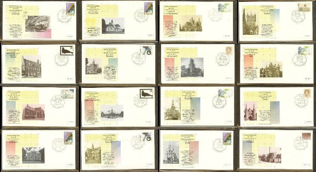 67x enveloppen met Filatelie Loket Stempels (FLS) [X31], Ophalen of Verzenden, Envelop