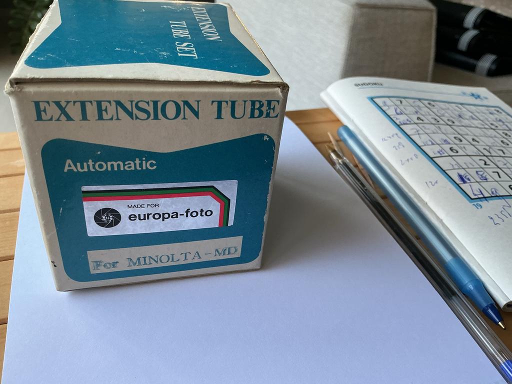 Europa-Foto Automatische Extension Tube Set voor Minolta-MD, Ophalen of Verzenden, Zo goed als nieuw, Toebehoren