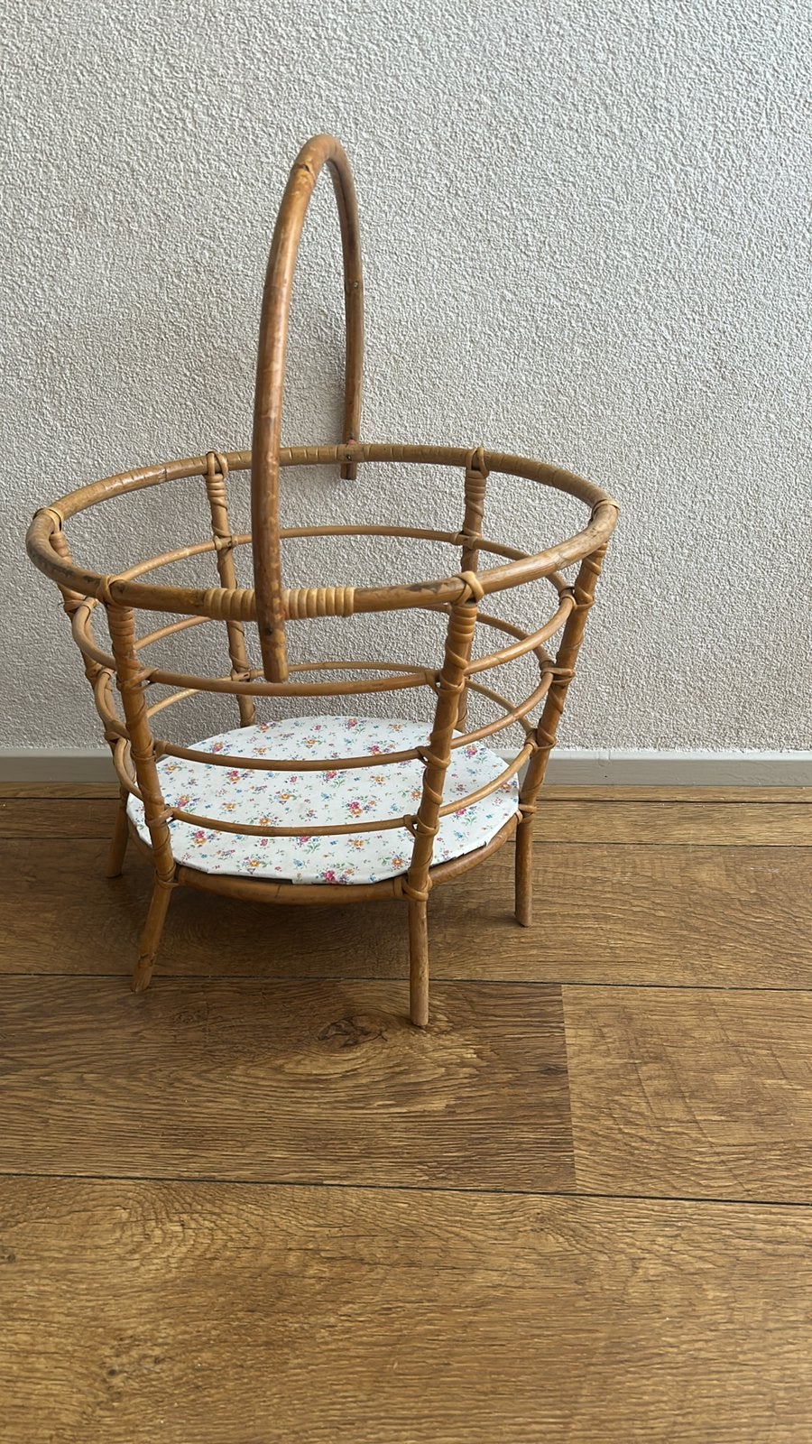 Vintage Rohé Noordwolde rotan mand, Ophalen of Verzenden, Gebruikt