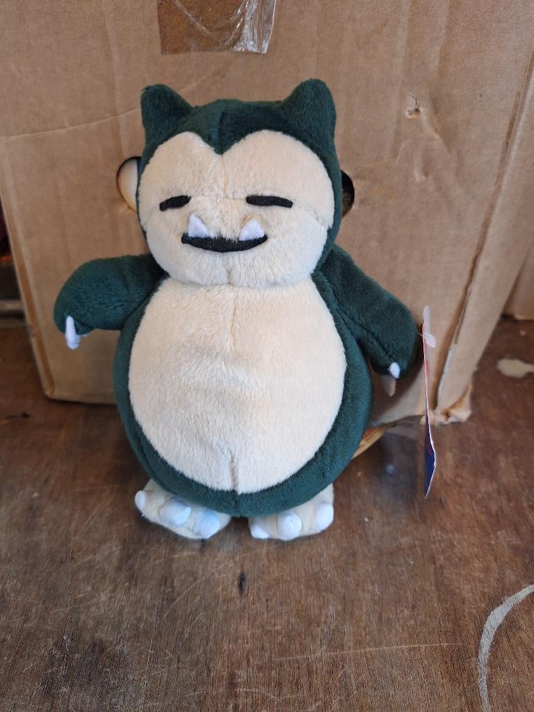 Vintage Nintendo Pokemon Snorlax Plush figuur uit 2000, Ophalen of Verzenden, Zo goed als nieuw, Overige typen