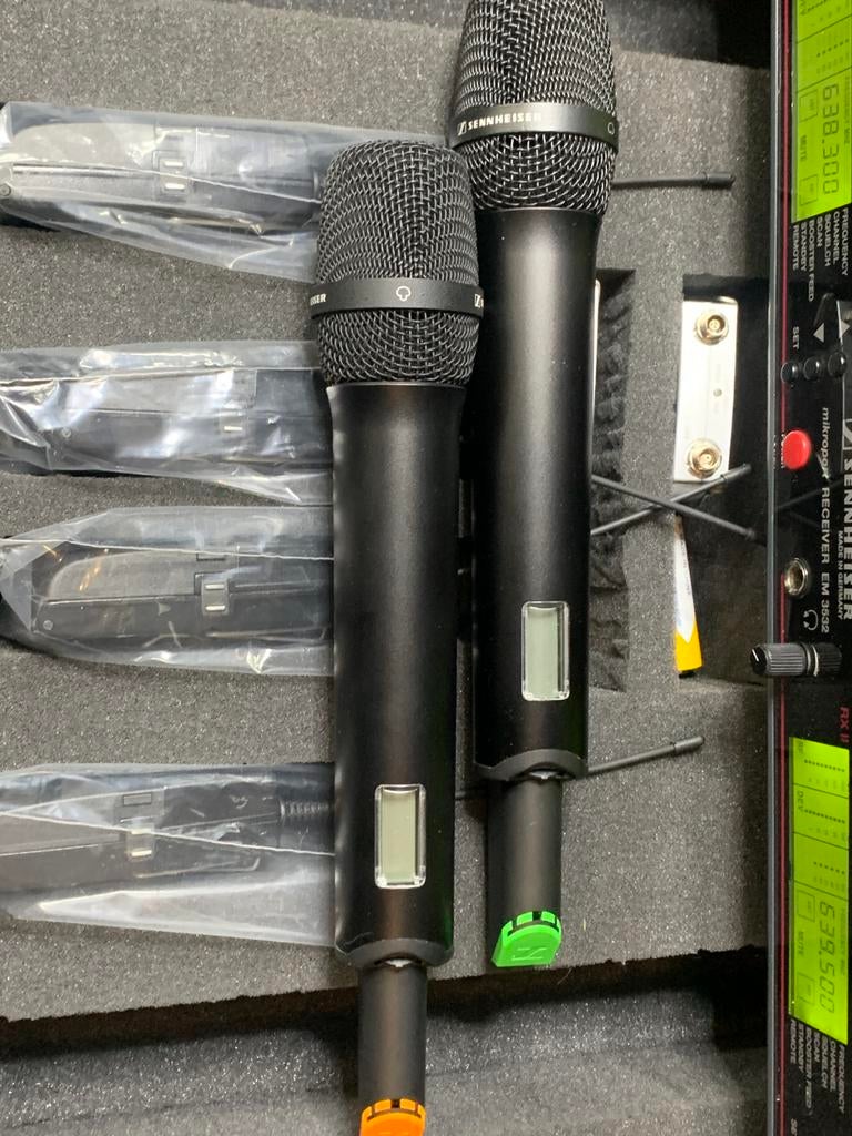 SENNHEISER 4ch IEM, 2x SKM5200, 2 x SK5212 + 3 Ant.  (lezen), Ophalen, Zo goed als nieuw, Audio