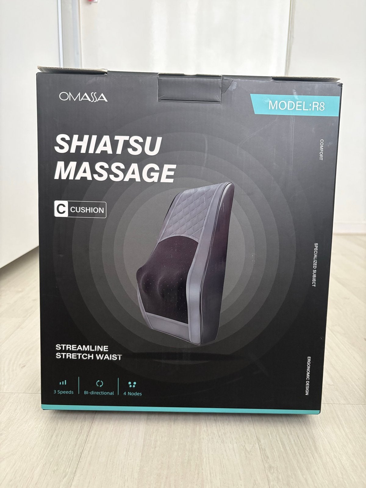 OMASSAGE Shiatsu Massagekussen R8 - Nieuw in doos, Ophalen, Nieuw, Massagestoel of Kussen