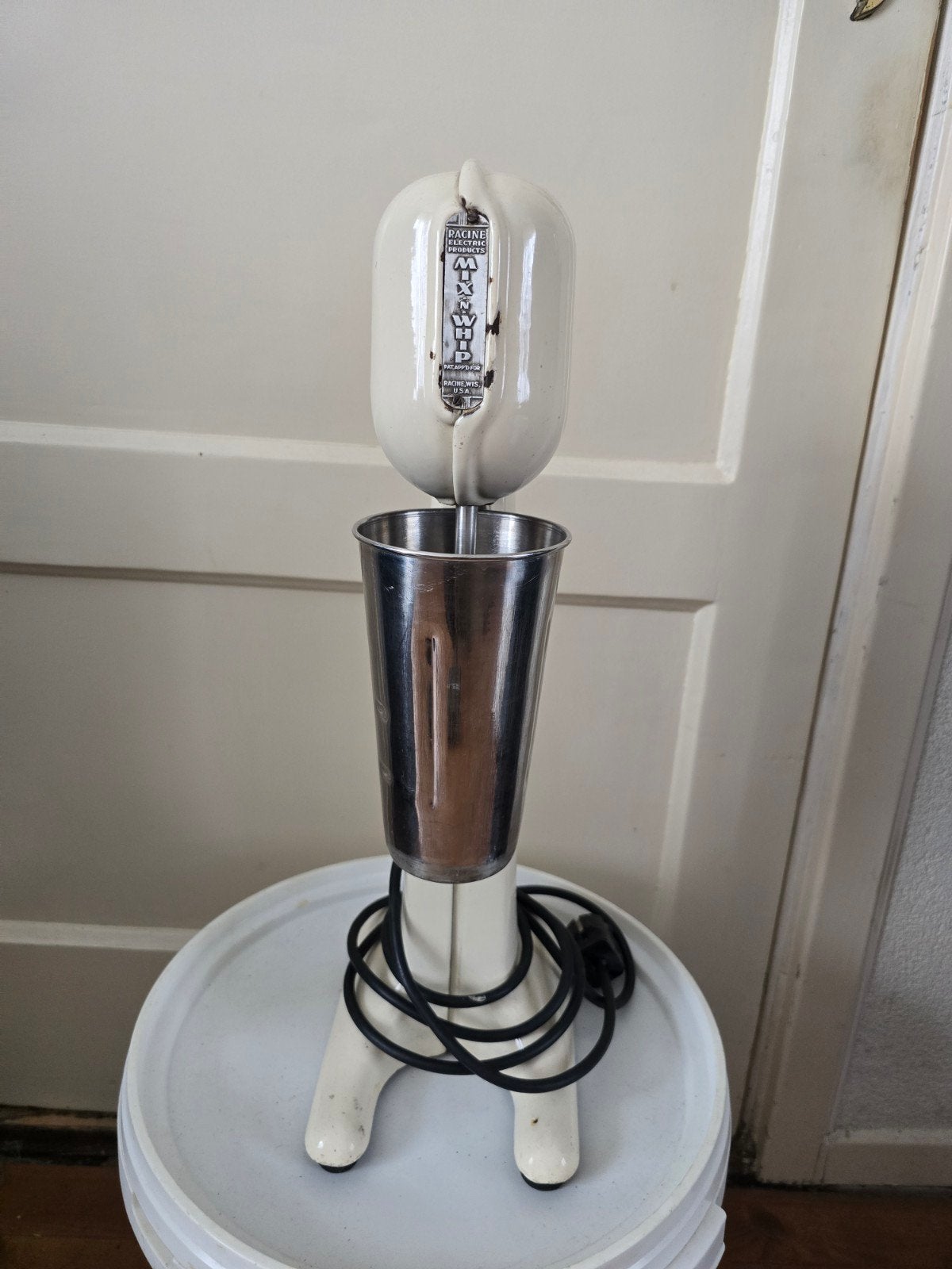 Vintage jaren '60 Milkshake Mixer - Werkend en Compleet, Witgoed en Apparatuur, Ophalen of Verzenden, Gebruikt