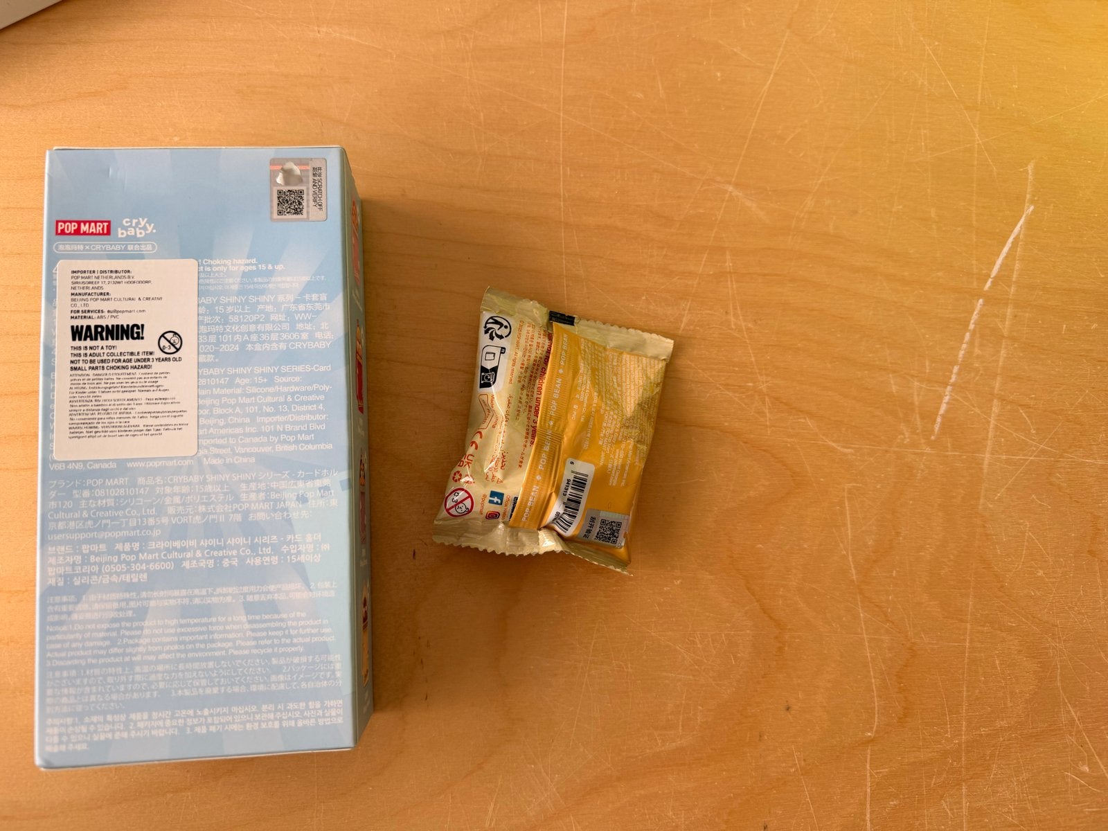 Pop Mart Crybaby x ShinWoo Card Holder Blind Box, Ophalen of Verzenden, Nieuw